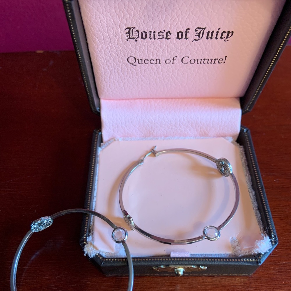 Juicy Couture hoop earrings